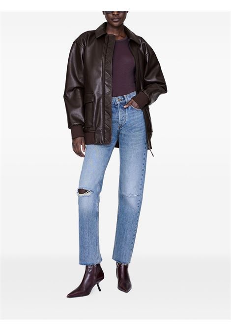 giacca kelanie donna marrone scuro ANINE BING | A-01-7185BWN43